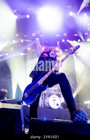 Londres, Royaume-Uni. 23 novembre 2024. Anthrax joue un show à guichets fermés à Hammersmith Apollo. Cristina Massei/Alamy Live News. Banque D'Images