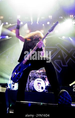 Londres, Royaume-Uni. 23 novembre 2024. Anthrax joue un show à guichets fermés à Hammersmith Apollo. Cristina Massei/Alamy Live News. Banque D'Images