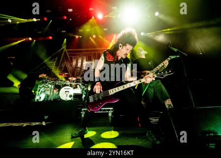 Londres, Royaume-Uni. 23 novembre 2024. Anthrax joue un show à guichets fermés à Hammersmith Apollo. Cristina Massei/Alamy Live News. Banque D'Images