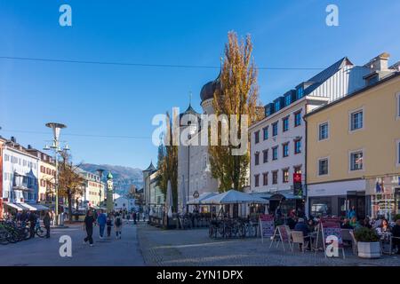 Lienz : Hôtel de ville de Lienz (Liebburg), place Hauptplatz à Osttirol, Tyrol oriental, Tyrol, Autriche Banque D'Images