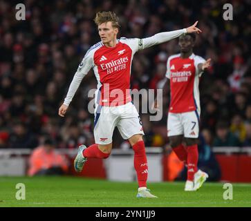 Londres, Royaume-Uni. 10 novembre 2024. Chelsea v Arsenal - premier League - Stamford Bridge - Londres. Martin Odegaard en action. Crédit photo : Mark pain / Alamy Live News Banque D'Images