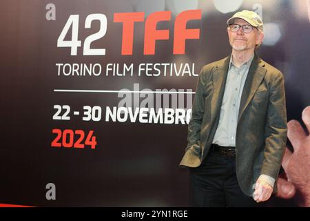Turin, Italie. 23 novembre 2024. Ron Howard assiste au film « Eden » lors du 42ème Festival du film de Turin à l’Aula Magna Cavallerizza Reale de Turin. Crédit : SOPA images Limited/Alamy Live News Banque D'Images