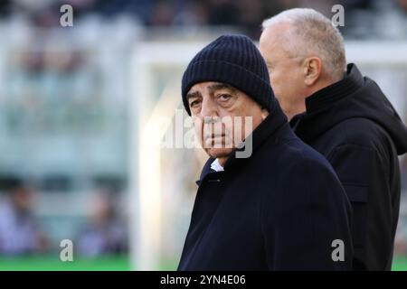 Turin, Italie - 24 novembre 2024 : Adriano Galliani de Monza lors du match de Serie A entre Juventus-Torino FC au Stadio Olimpico Grande Torino, à Turin (photo de Maurizio Valletta/alamy.com) crédit : Maurizio Valletta/Alamy Live News Banque D'Images