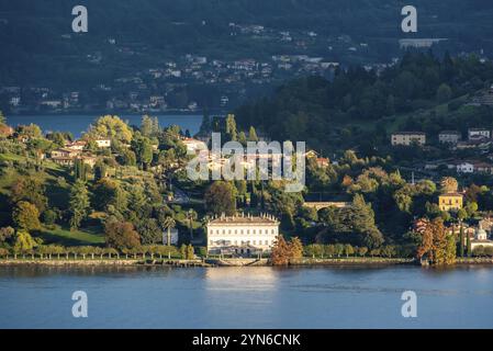 Villa Melzi d Eril à Bellagio au bord du lac de Côme, Italie, Europe Banque D'Images