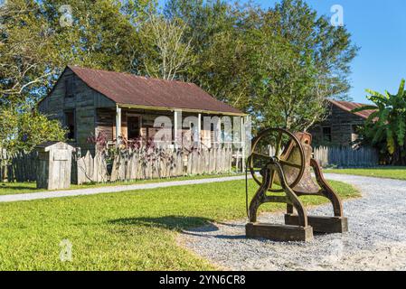 LAURA PLANTATION, USA, 20 SEPTEMBRE 2022, historique panoramique Laura Plantation en Louisiane, USA, Amérique du Nord Banque D'Images