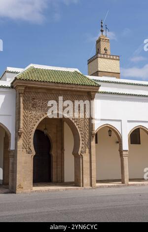 Mosquée royale Ahl Fas près du palais du roi à Rabat, Maroc, Afrique Banque D'Images