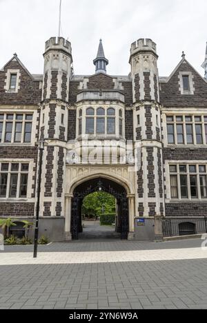 Bâtiment principal de l'Université d'Otago à Dunedin, île du Sud de la Nouvelle-Zélande Banque D'Images