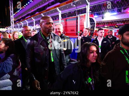 Las Vegas, États-Unis. 24 novembre 2024. Terry Crews, Grand Prix de F1 de Las Vegas au Las Vegas Strip circuit le 24 novembre 2024 à Las Vegas, États-Unis d'Amérique. (Photo de HOCH Zwei) crédit : dpa/Alamy Live News Banque D'Images