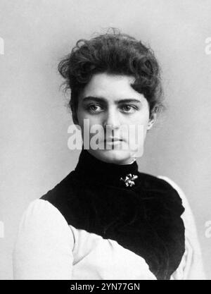 Frances Cleveland, Frances Folsom Cleveland, (1864 – 1947) première dame des États-Unis de 1886 à 1889 et de nouveau de 1893 à 1897, en tant qu'épouse du président Grover Cleveland. Banque D'Images