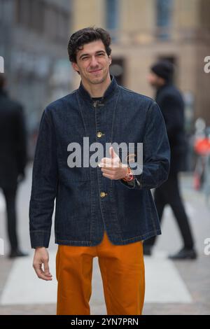 Milan, Italie. 24 novembre 2024. Teatro Lirico Giorgio Gaber, Milan, Italie, 24 novembre 2024, Simone Barlaam pendant VANITY FAIR STORIES 2024 - News Credit : Live Media Publishing Group/Alamy Live News Banque D'Images