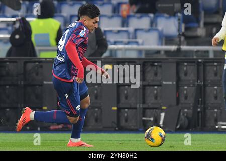 Rome, Latium. 24 novembre 2024. Santiago Castro de Bologne lors du match de Serie A entre Lazio et Bologne au stade Olympique, Rome, Italie, 24 novembre 2024. Crédit crédit : massimo insabato/Alamy Live News Banque D'Images