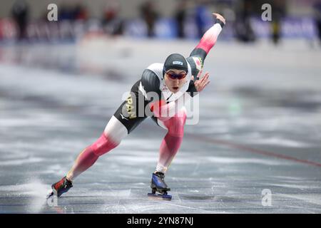 Nagano, Japon. 24 novembre 2024. Tatsuya Shinhama (JPN) patinage de vitesse : Coupe du monde ISU de patinage de vitesse 2024/25 Nagano 500m hommes à M-Wave à Nagano, Japon . Crédit : Naoki Morita/AFLO SPORT/Alamy Live News Banque D'Images