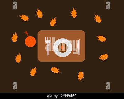 Bonne illustration de Thanksgiving Illustration de Vecteur
