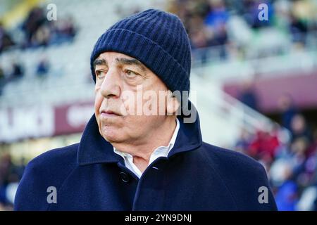 Turin, Italie. 24 novembre 2024. Adriano Galliani (AC Monza) lors du championnat italien Serie A match de football entre Torino FC et AC Monza le 24 novembre 2024 au Stadio Olimpico Grande Torino à Turin, Italie - photo Morgese-Rossini/DPPI crédit : DPPI Media/Alamy Live News Banque D'Images