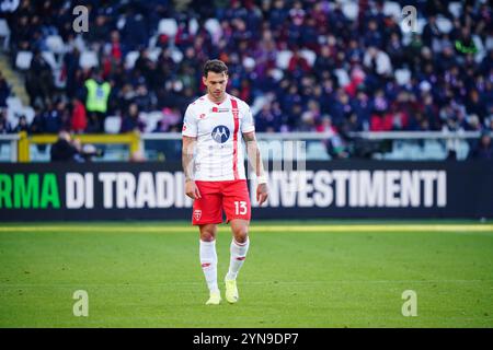 Turin, Italie. 24 novembre 2024. Pedro Pereira (AC Monza) lors du championnat italien Serie A match de football entre Torino FC et AC Monza le 24 novembre 2024 au Stadio Olimpico Grande Torino à Turin, Italie - photo Morgese-Rossini/DPPI crédit : DPPI Media/Alamy Live News Banque D'Images