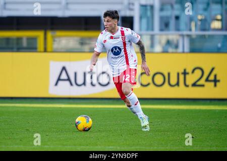 Turin, Italie. 24 novembre 2024. Alessandro Bianco (AC Monza) lors du championnat italien Serie A match de football entre Torino FC et AC Monza le 24 novembre 2024 au Stadio Olimpico Grande Torino à Turin, Italie - photo Morgese-Rossini/DPPI crédit : DPPI Media/Alamy Live News Banque D'Images