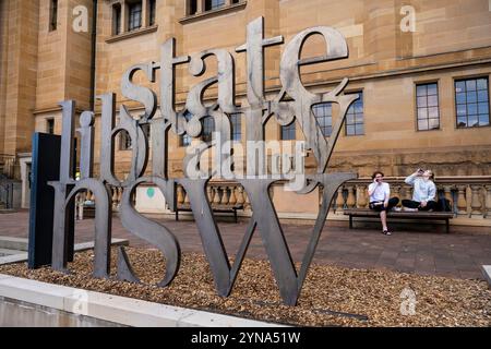 Australie, Nouvelle-Galles du Sud, Sydney, New South Wales State Library Banque D'Images