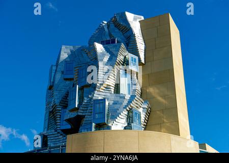 France, Bouches du Rhône, Arles, Parc des ateliers, LUMA Arles, complexe artistique et culturel créé par la Fondation LUMA de Maja Hoffmann, architecte Frank Gehry Banque D'Images