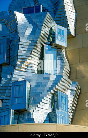 France, Bouches du Rhône, Arles, Parc des ateliers, LUMA Arles, complexe artistique et culturel créé par la Fondation LUMA de Maja Hoffmann, architecte Frank Gehry Banque D'Images