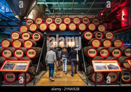 Irlande, province du Leinster, Dublin, Guiness Storehouse, musée de la brasserie Banque D'Images