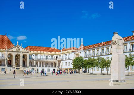 Portugal, région centrale, Coimbra, Université de Coimbra (site du patrimoine mondial) fondée en 1290 par le roi Dinis Banque D'Images