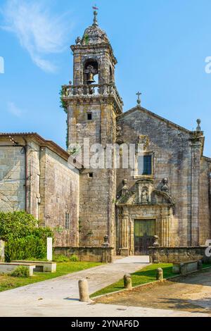 Espagne, Galice, Tui, étape sur la voie centrale portugaise, une des voies vers Saint-Jacques-de-Compostelle, église du couvent de Saint-Domingue fondée au XIVe siècle Banque D'Images