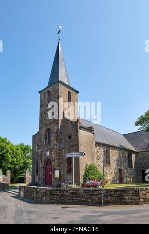 France, Ille et Vilaine, Saint Benoît des ondes, église Saint Benoît Banque D'Images