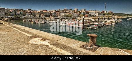 Port de pêche, Fisterra, Costa da morte, la Coruña, Galice, Espagne, Europe Banque D'Images