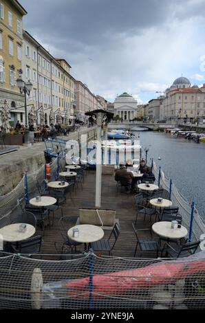 Grand Canal, Trieste, Frioul-Vénétie Julienne, Italie, Europe Banque D'Images