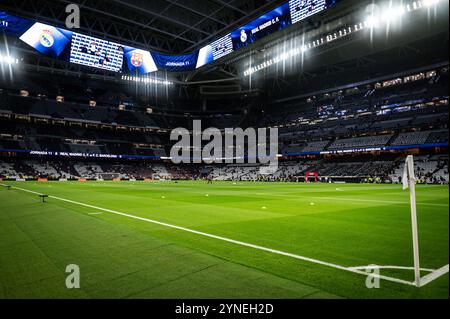 Madrid, Espagne. 26 octobre 2024. Vue générale lors du match de football de la Liga entre le Real Madrid CF et le FC Barcelone le 26 octobre 2024 au stade Santiago Bernabeu de Madrid, Espagne - photo Matthieu Mirville/DPPI crédit : DPPI Media/Alamy Live News Banque D'Images
