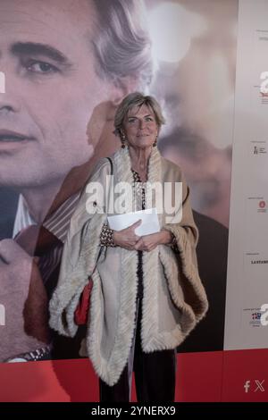 Turin Italie - cérémonie d'ouverture du 42ème Festival du film de Turin 2024 le 22 novembre 2024. Dans l'image Evelina Christillin Présidente du Musée égyptien Banque D'Images