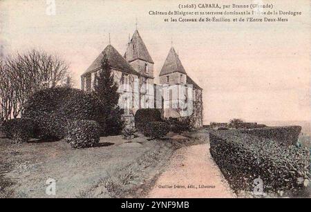 Cabara - château de Blaignac 5. Banque D'Images