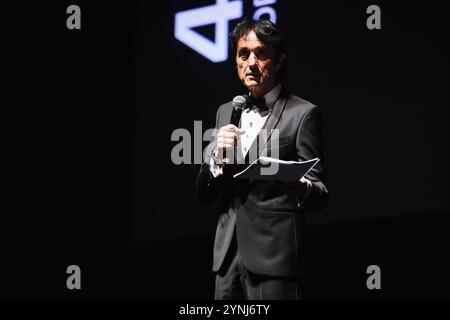 Giulio base assiste à la cérémonie d'ouverture du 42ème Festival du film de Turin à Turin, Italie, le 22 novembre 2024 (photo Alessandro Bremec/NurPhoto).0 Banque D'Images