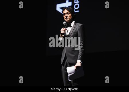 Giulio base assiste à la cérémonie d'ouverture du 42ème Festival du film de Turin à Turin, Italie, le 22 novembre 2024 (photo Alessandro Bremec/NurPhoto).0 Banque D'Images