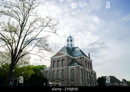 Bâtiments dans Emmerich am Rhein. Vieille église dans la ville. Banque D'Images