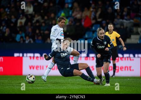 GIA Corley (TSG Hoffenheim, #10) im Zweikampf, GER, VfL Bochum vs TSG 1899 Hoffenheim, Fussball Frauen DFB Pokal, Achtelfinale, saison 2024/2025, 22.11.2024 la réglementation DFB interdit toute utilisation de photographies comme séquences d'images et/ou quasi-vidéo Foto : Eibner-Pressefoto/Michael Memmler Banque D'Images