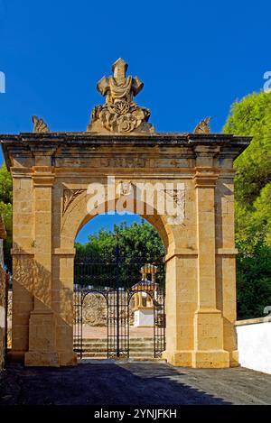 Kirche, Ermita Cristo Del Calvario, Parc, Tor Banque D'Images