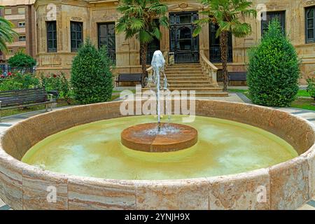 Palacio Huerto Ruano, erbaut 1877, Springbrunnen Banque D'Images