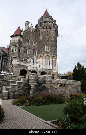 Casa Loma on Austin Terrace à Toronto, Ontario, Canada Banque D'Images