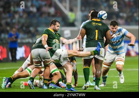 Santiago Del Estero, Argentine. 21 septembre 2024. Cobus Reinach de Springboks vu en action lors du match de rugby entre l'Argentine et l'Afrique du Sud à l'Estadio Madre de Ciudades. Score final ; Argentine 29:28 Afrique du Sud (photo de Cesar Heredia/SOPA images/SIPA USA) crédit : SIPA USA/Alamy Live News Banque D'Images