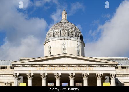 The National Gallery, Trafalgar Square, Londres, Royaume-Uni. 19 octobre 2024 Banque D'Images