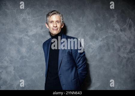 Bruxelles, Belgique. 26 novembre 2024. Guillaume Boutin, CEO de Proximus, pose pour le photographe lors d’une session de la commission parlementaire pour la mobilité et les entreprises publiques, au parlement fédéral, à Bruxelles, mardi 26 novembre 2024. BELGA PHOTO HATIM KAGHAT crédit : Belga News Agency/Alamy Live News Banque D'Images