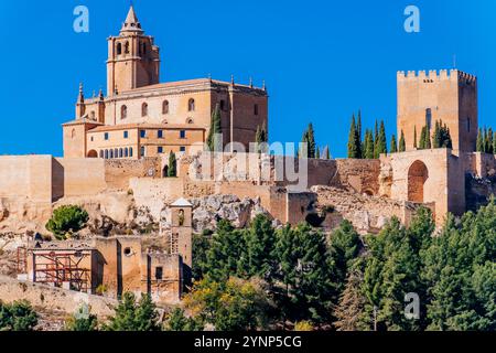 Forteresse de la Mota. Alcalá la Real, Jaén, Andalucía, Espagne, Europe Banque D'Images