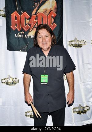 21 septembre 2024 - Hamilton, Ontario, Canada. Musicien Simon Wright, batteur AC/DC à Hamilton Comic Con 2024 au Hamilton Convention Centre par Carmen's.. (Crédit image : © Brent Perniac/AdMedia via ZUMA Press Wire) USAGE ÉDITORIAL SEULEMENT! Non destiné à UN USAGE commercial ! Banque D'Images