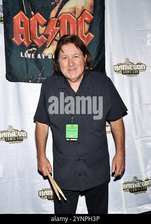 21 septembre 2024 - Hamilton, Ontario, Canada. Musicien Simon Wright, batteur AC/DC à Hamilton Comic Con 2024 au Hamilton Convention Centre par Carmen's.. (Crédit image : © Brent Perniac/AdMedia via ZUMA Press Wire) USAGE ÉDITORIAL SEULEMENT! Non destiné à UN USAGE commercial ! Banque D'Images