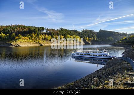 Le barrage d'Oker près d'Altenau dans les montagnes du Harz dans le district de Goslar, Allemagne, Europe Banque D'Images