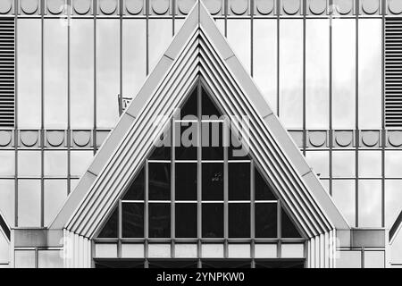 Architecture, image noir et blanc, Montréal, Province de Québec, Canada, Amérique du Nord Banque D'Images