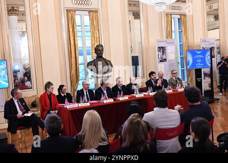 Milan, Italie la Forza del destino à la Scala programme inaugural de la saison Prima diffusa ithe photo::Conférence de présentation institutionnelle Banque D'Images