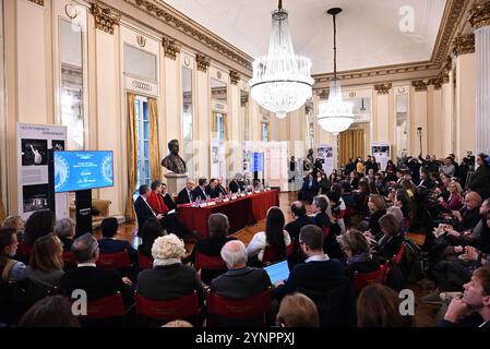 Milan, Italie la Forza del destino à la Scala programme inaugural de la saison Prima diffusa ithe photo::Conférence de présentation institutionnelle Banque D'Images