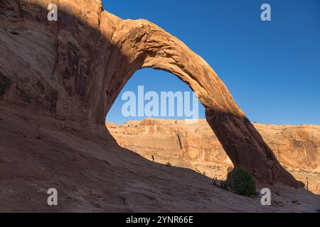 La Corona Arch, une arche en grès naturel près de Moab, dans l'Utah Banque D'Images